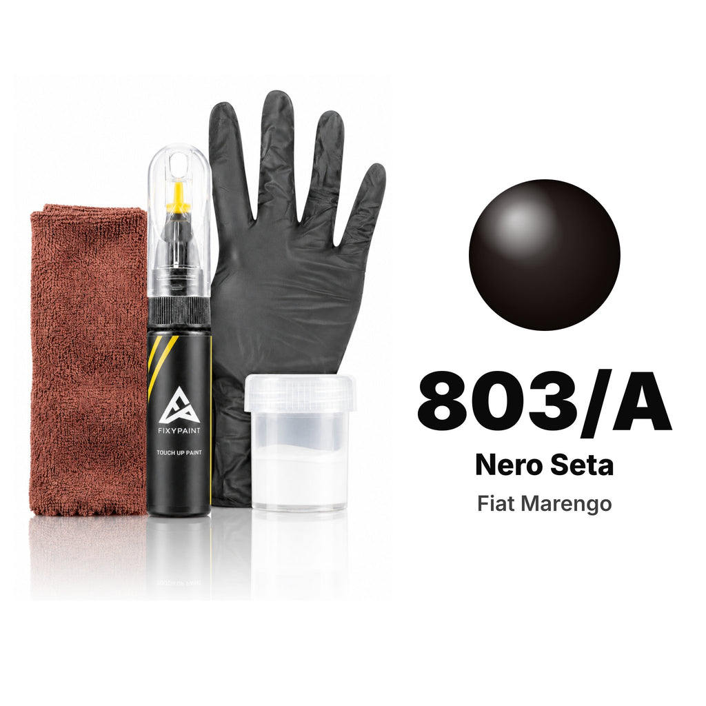 Touch-up paint for Fiat Marengo 803/A Nero Seta, Complete kit
