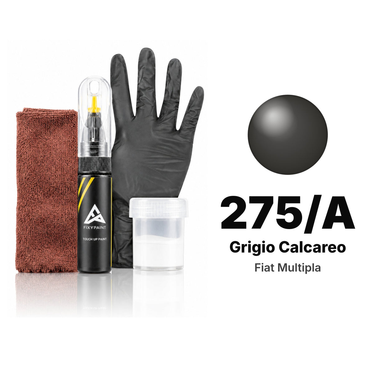 Touch-up paint for Fiat Multipla 275/A Grigio Calcareo, Complete kit