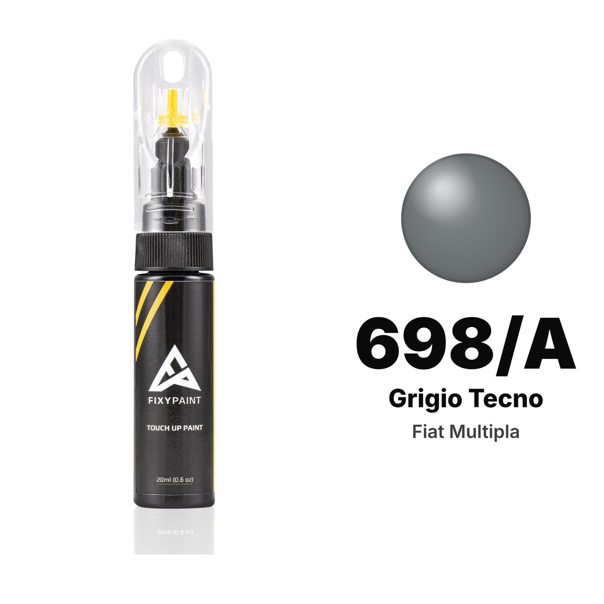 Fiat Multipla 698/A Grigio Tecno touch-up paint, Basic kit