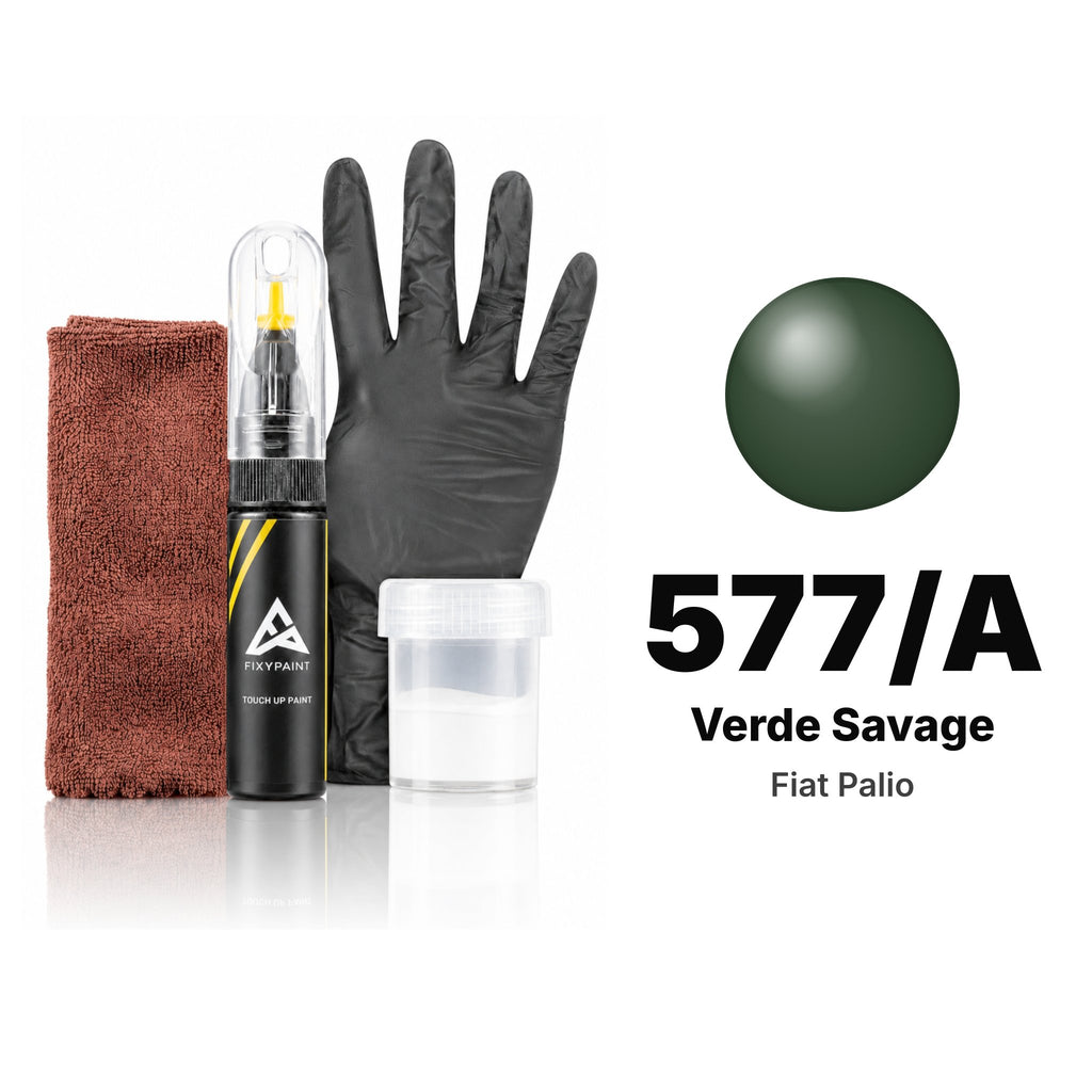 Touch-up paint for Fiat Palio 577/A Verde Savage, Complete kit