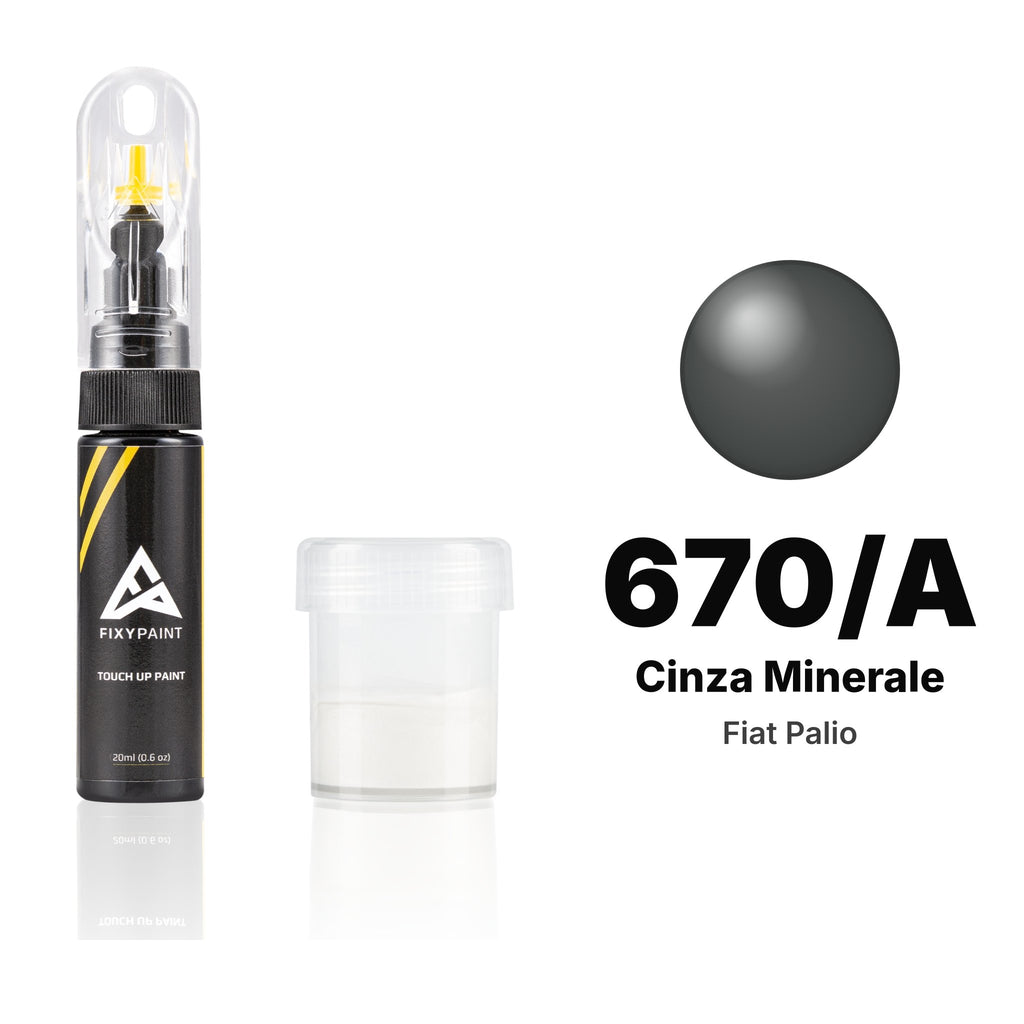 Touch-up paint for Fiat Palio 670/A Cinza Minerale, Standard kit