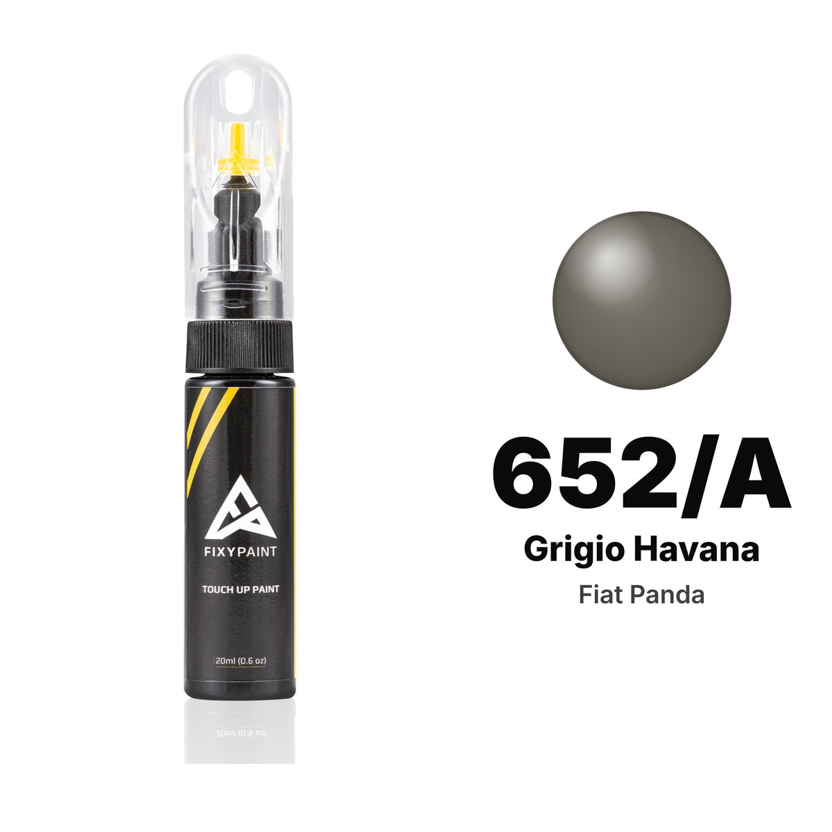 Touch-up paint for Fiat Panda 652/A Grigio Havana, Basic kit