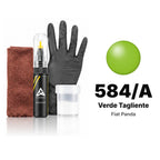 Touch-up paint for Fiat Panda 584/A Verde Tagliente, Complete kit