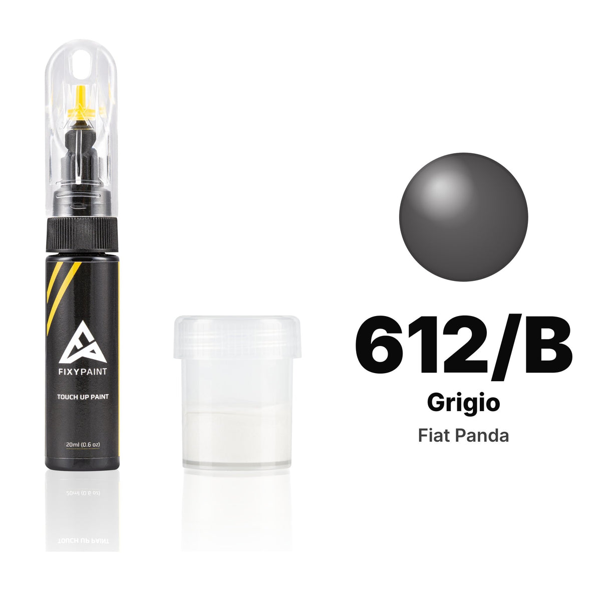 Touch-up paint for Fiat Panda 612/B Grigio, Standard kit