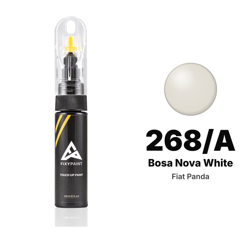 Touch-up paint for Fiat Panda 268/A Bosa Nova White, Basic kit