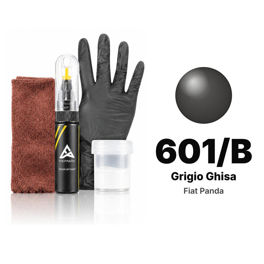 Touch-up paint for Fiat Panda 601/B Grigio Ghisa, Complete kit