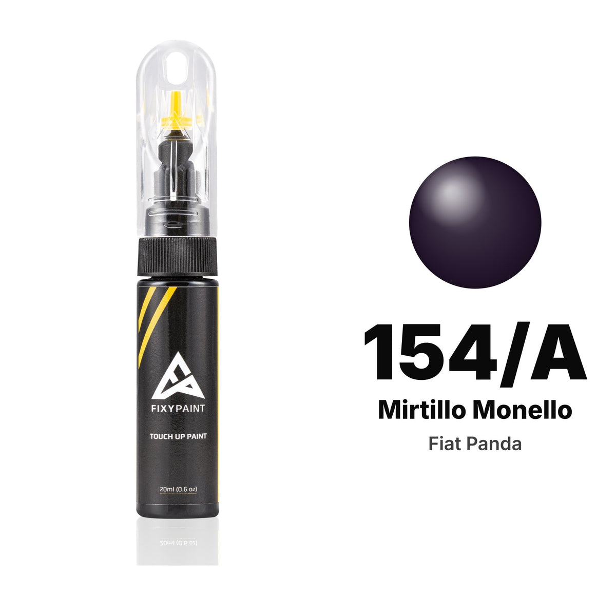 Touch-up paint for Fiat Panda 154/A Mirtillo Monello, Basic kit