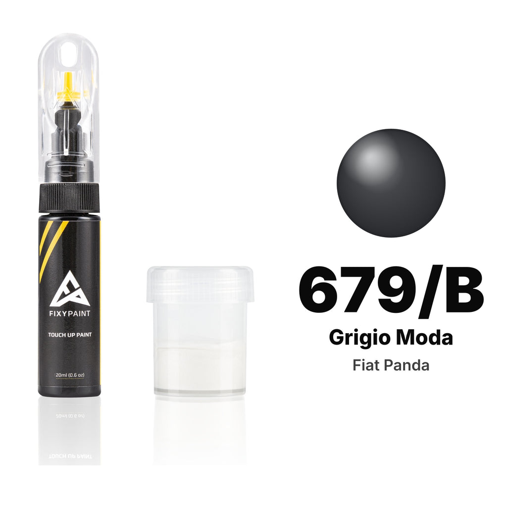 Touch-up paint for Fiat Panda 679/B Grigio Moda, Standard kit