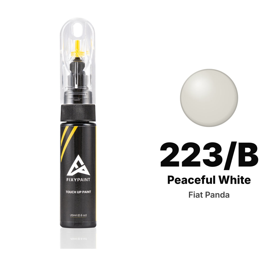 Touch-up paint for Fiat Panda 223/B Peaceful White, Basic kit