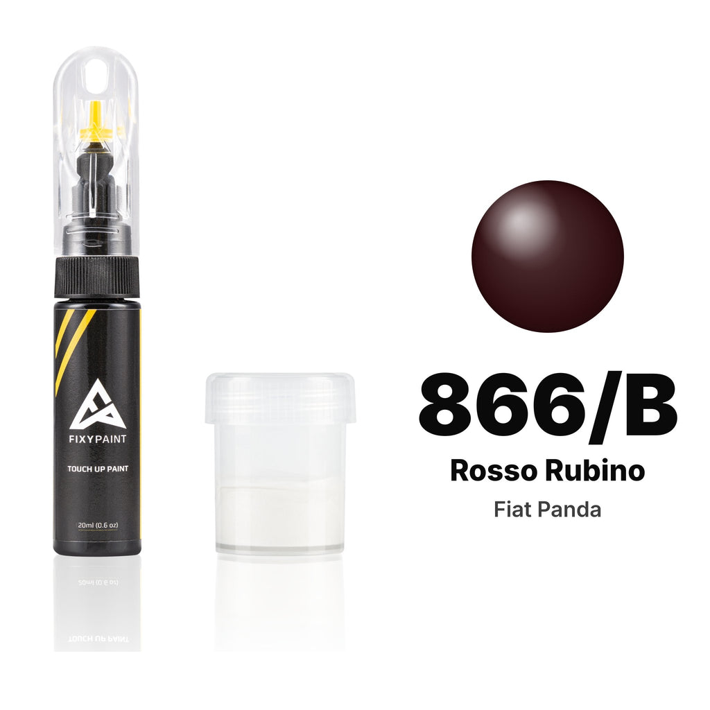 Touch-up paint for Fiat Panda 866/B Rosso Rubino, Standard kit
