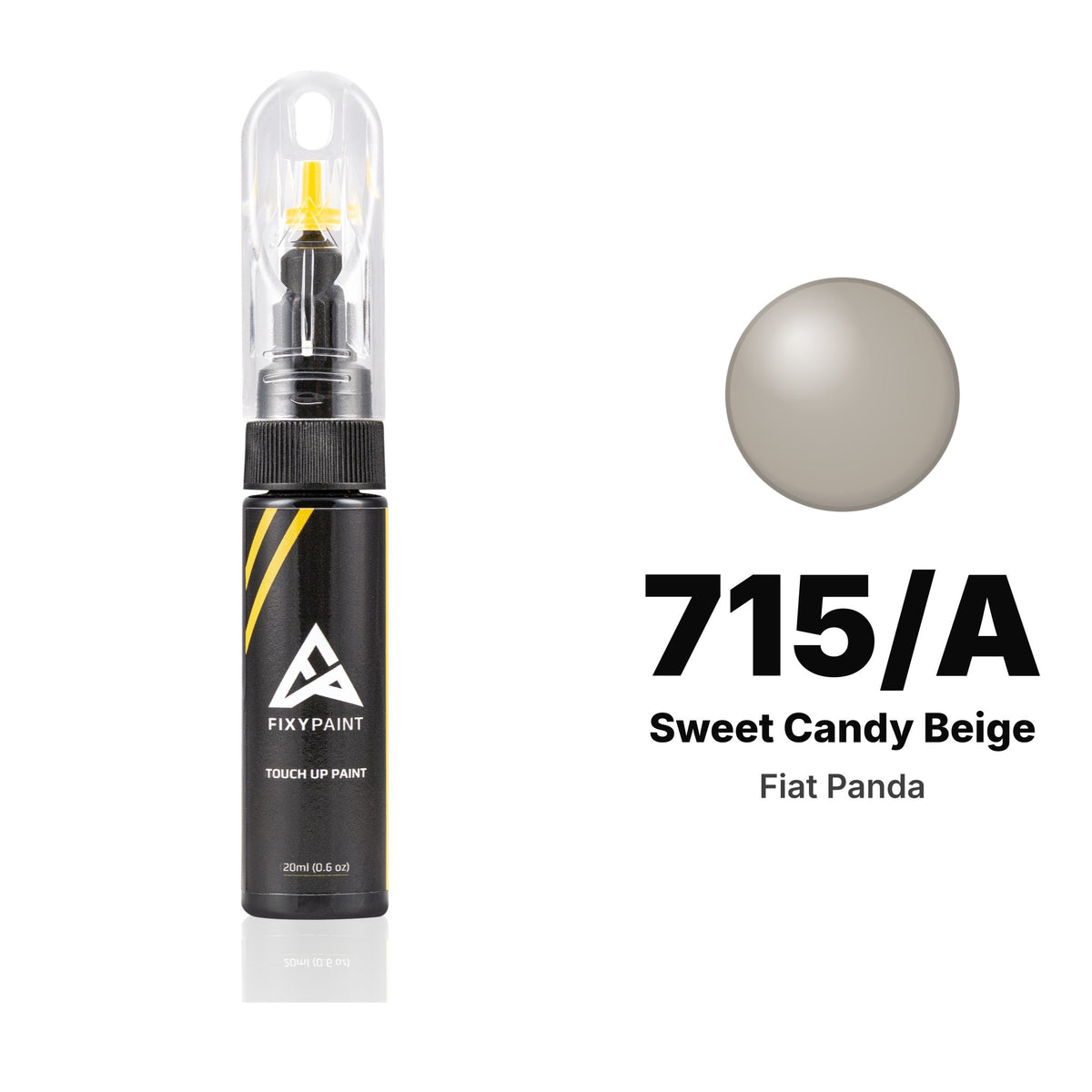 Touch-up paint for Fiat Panda 715/A Sweet Candy Beige, Basic kit