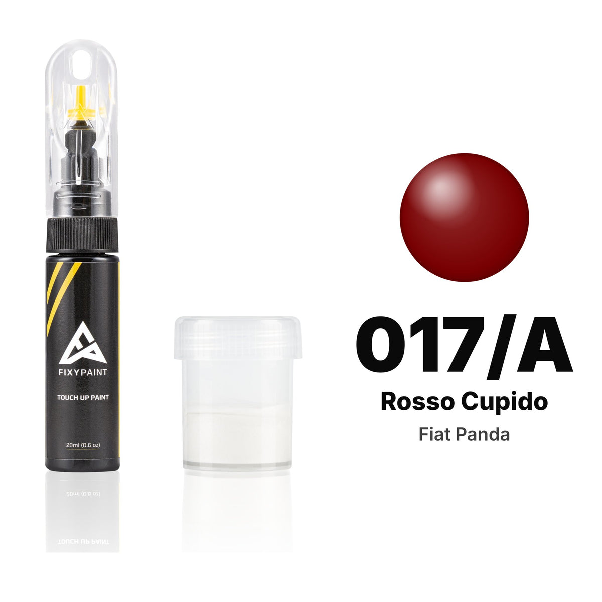 Peinture de retouche pour Fiat Panda – 017/A Rosso Cupido (2013), kit Standard