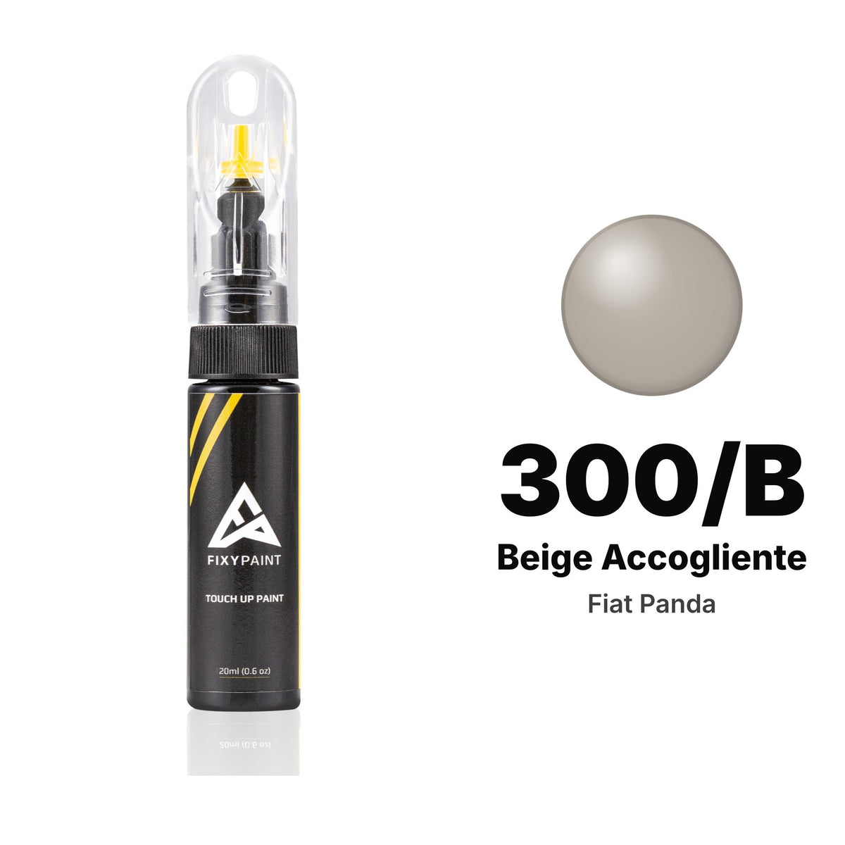 Pintura de retoque para Fiat Panda – 300/B Beige Accogliente (2013), kit Básico