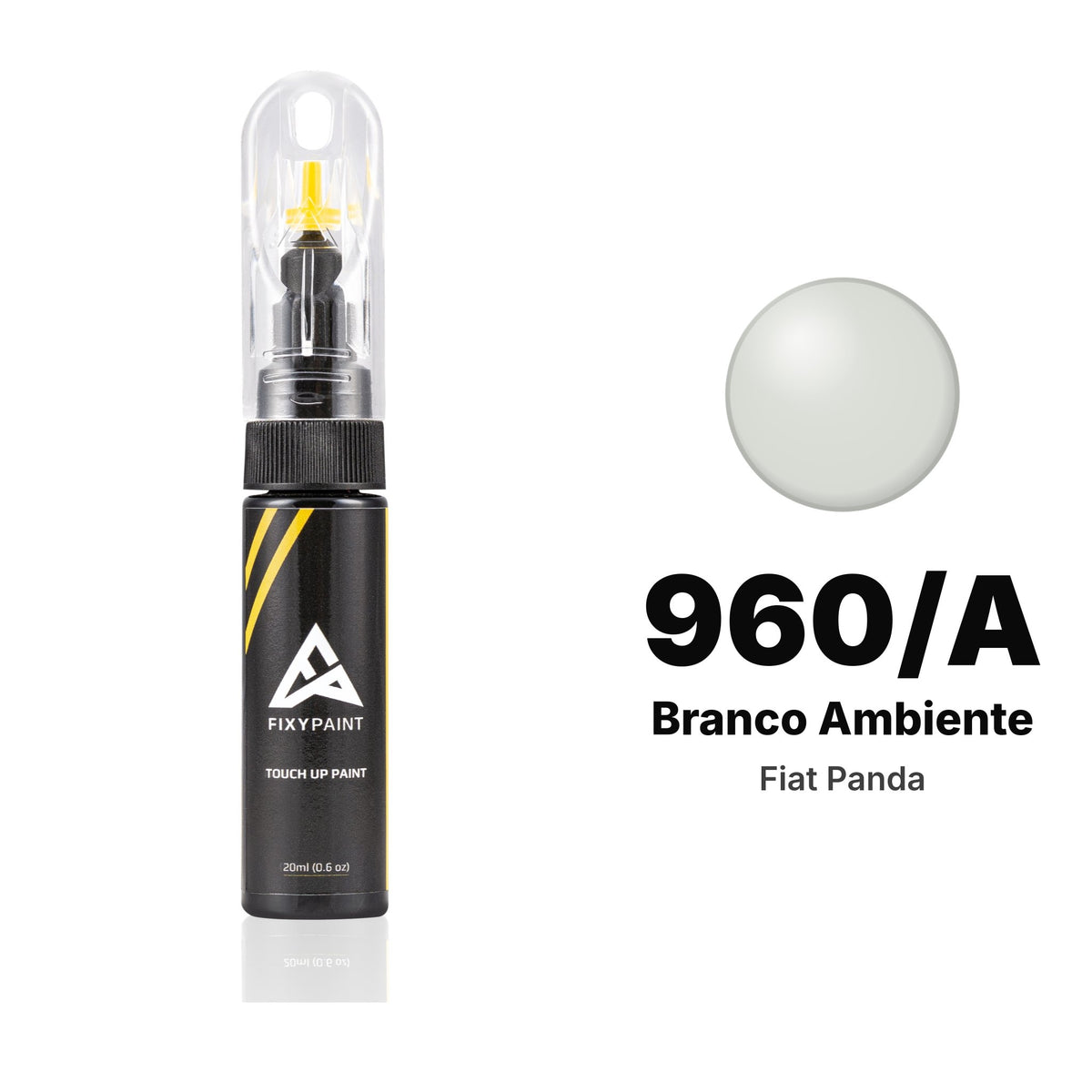Vernice ritocco per Fiat Panda – 960/A Branco Ambiente (2014), kit Base