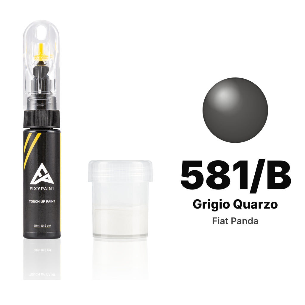 Touch-up paint for Fiat Panda 581/B Grigio Quarzo, Standard kit