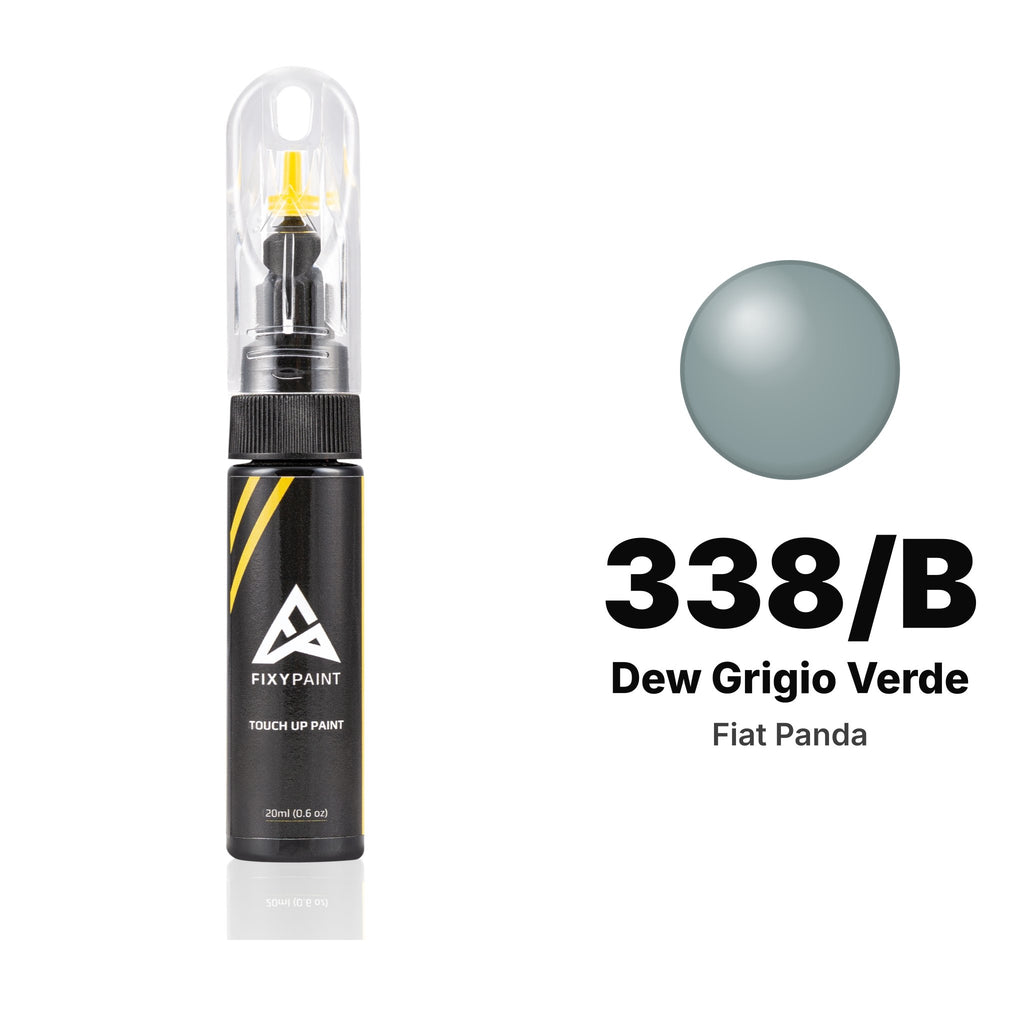 Touch-up paint for Fiat Panda 338/B Dew Grigio Verde, Basic kit