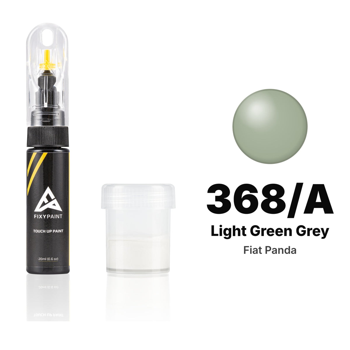 Touch-up paint for Fiat Panda 368/A Light Green Grey, Standard kit