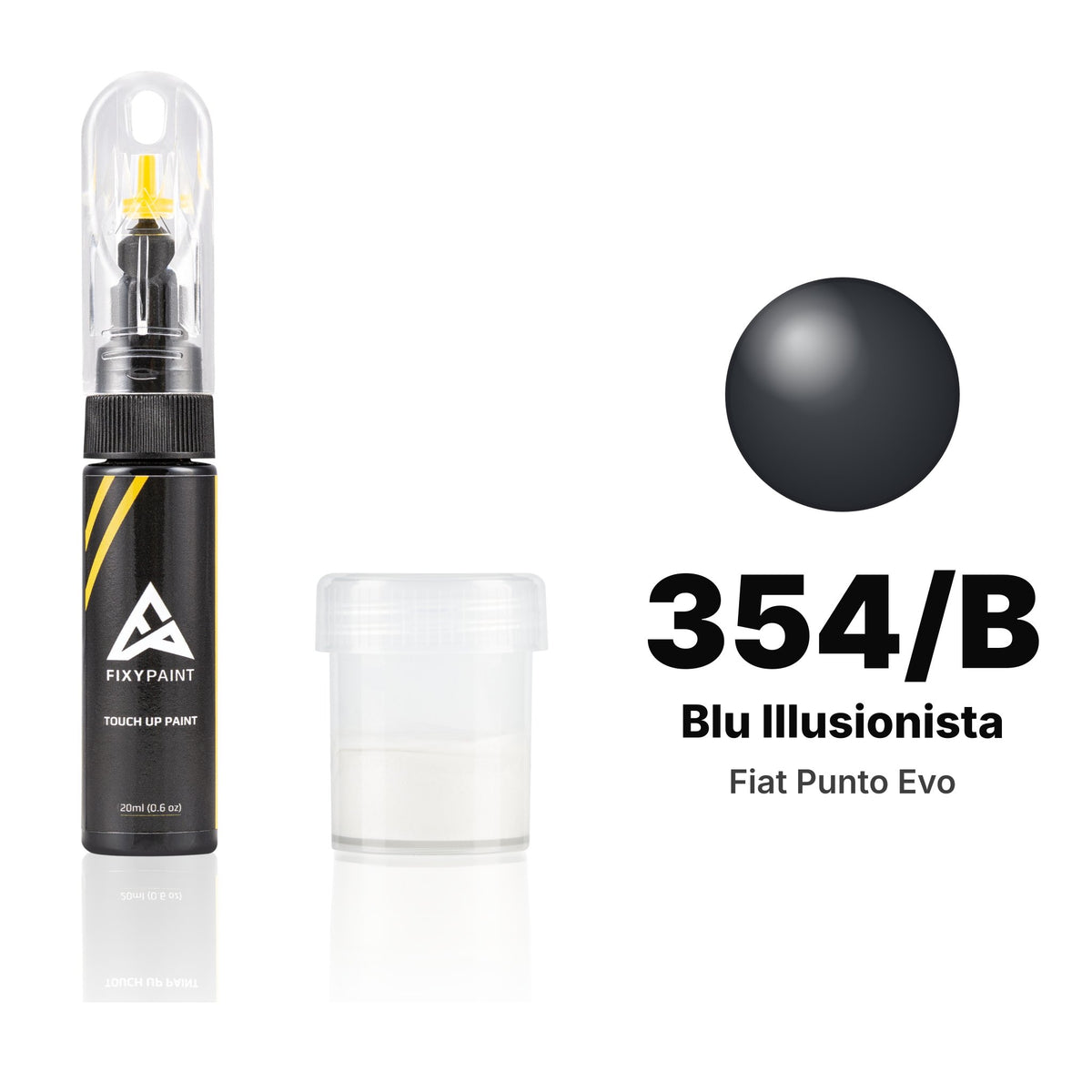 Touch-up paint for Fiat Punto Evo 354/B Blu Illusionista, Standard kit