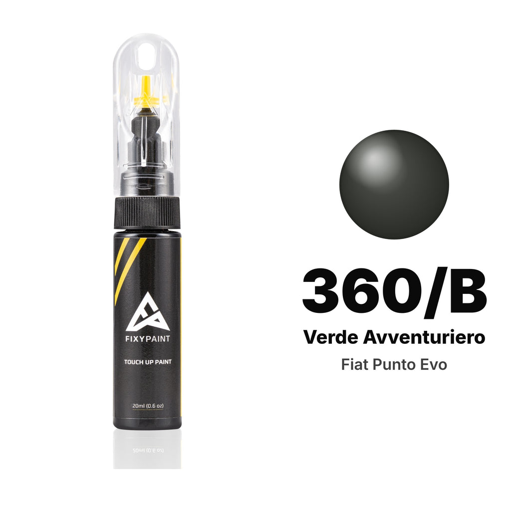 Touch-up paint for Fiat Punto Evo 360/B Verde Avventuriero, Basic kit