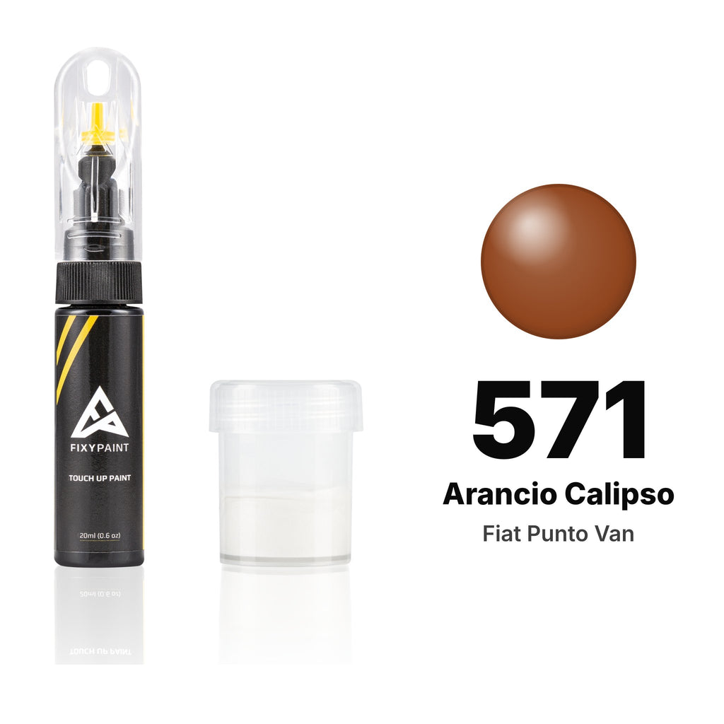 Touch-up paint for Fiat Punto Van 571 Arancio Calipso, Standard kit