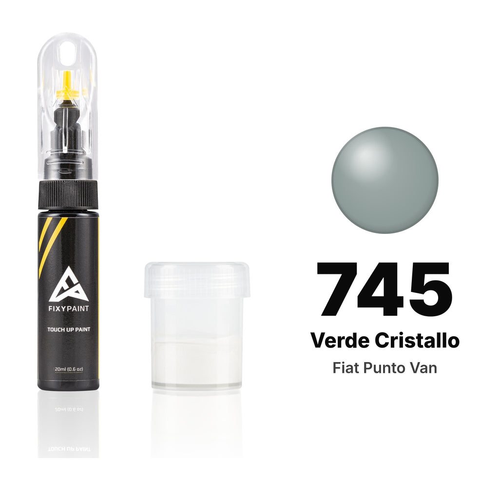 Touch-up paint for Fiat Punto Van 745 Verde Cristallo, Standard kit