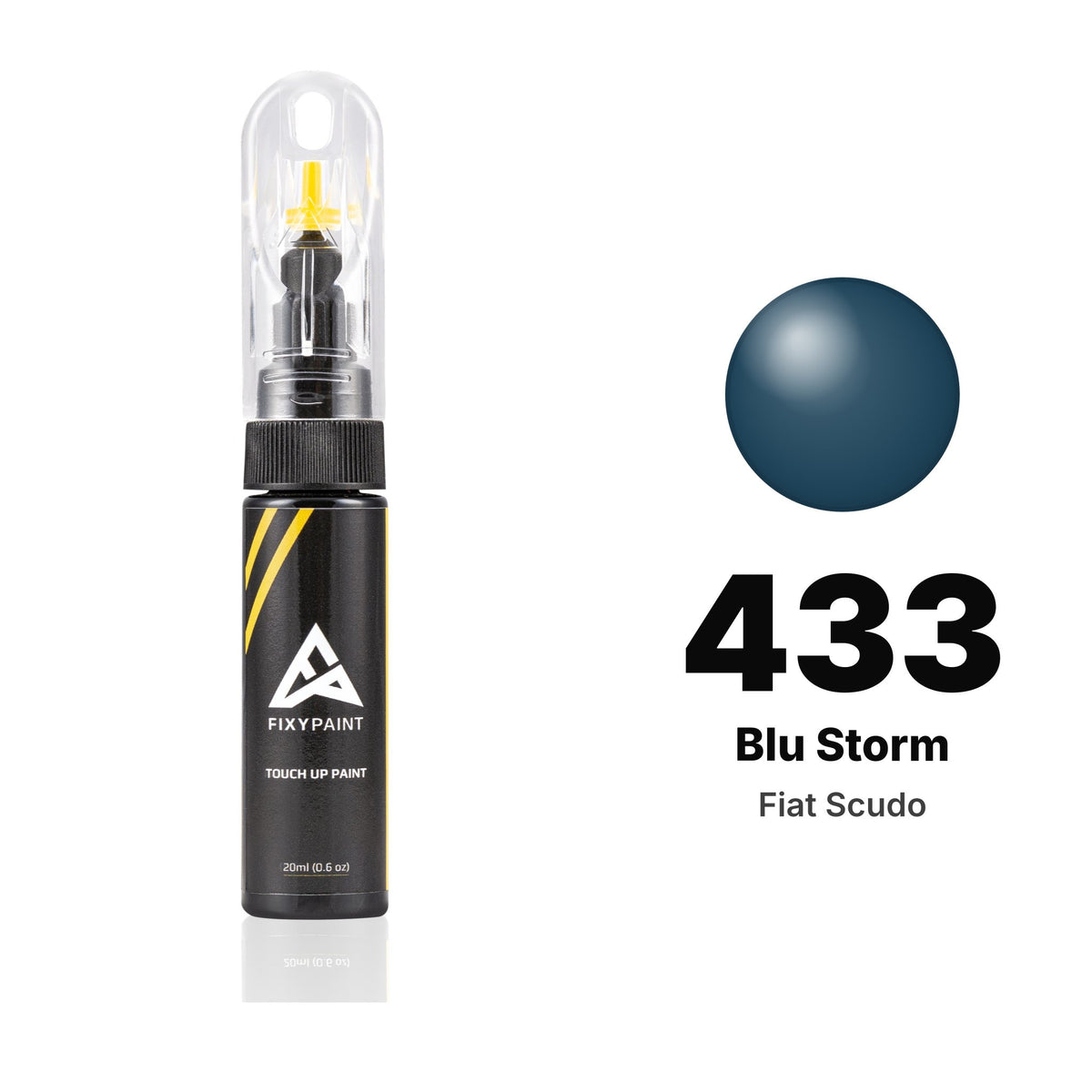 Fiat Scudo 433 Blu Storm touch-up paint, Basic kit