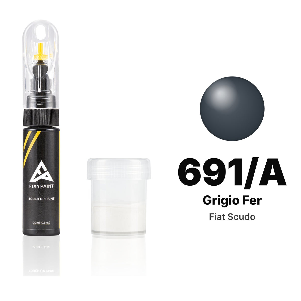 Touch-up paint for Fiat Scudo 691/A Grigio Fer, Standard kit