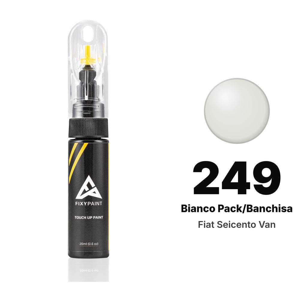Lackstift für Fiat Seicento Van – 249 Bianco Pack/Banchisa (2007–2010), Set Basis