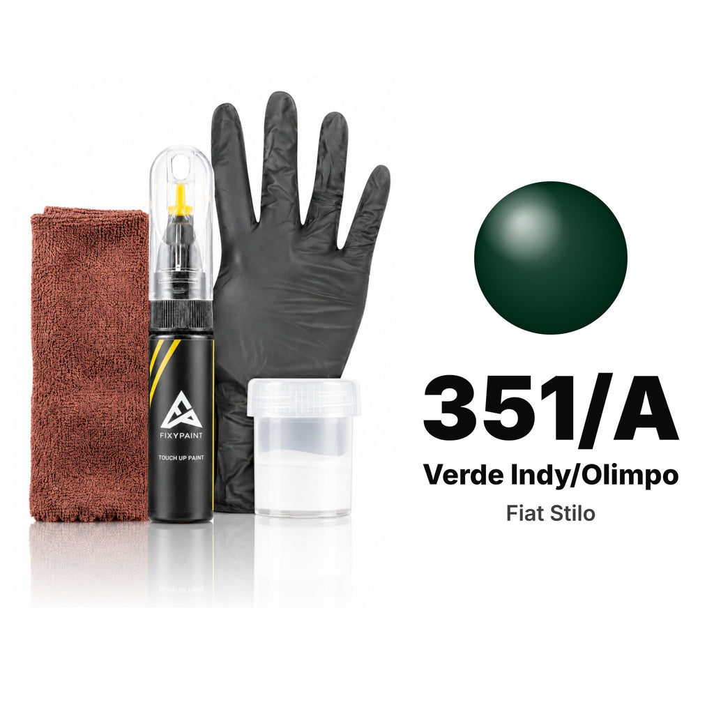 Touch-up paint for Fiat Stilo 351/A Verde Indy/Olimpo, Complete kit