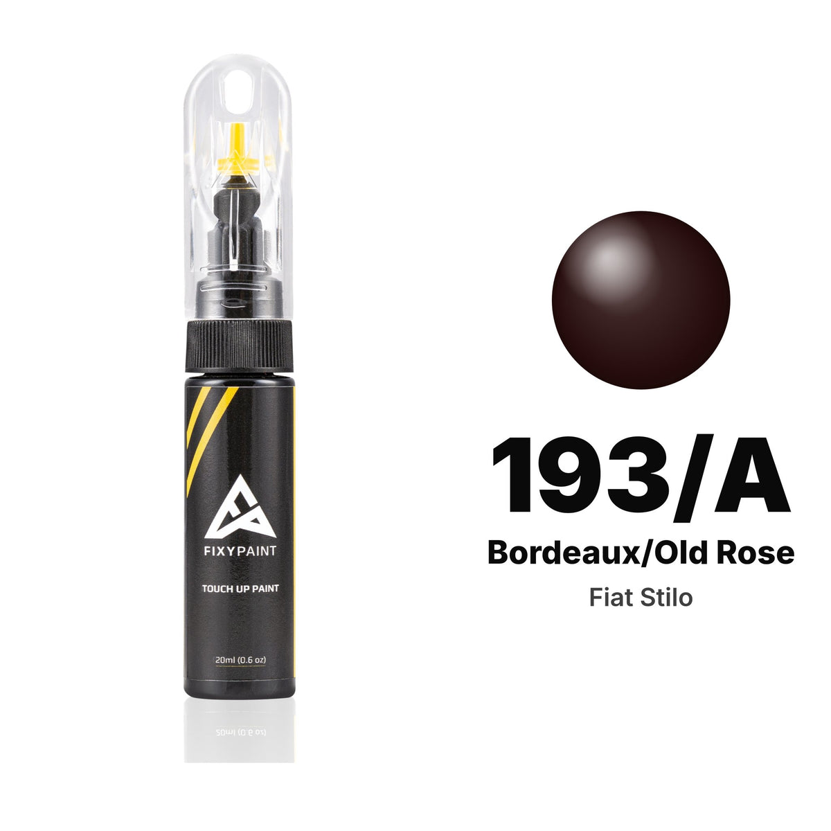 Touch-up paint for Fiat Stilo 193/A Bordeaux/Old Rose, Basic kit