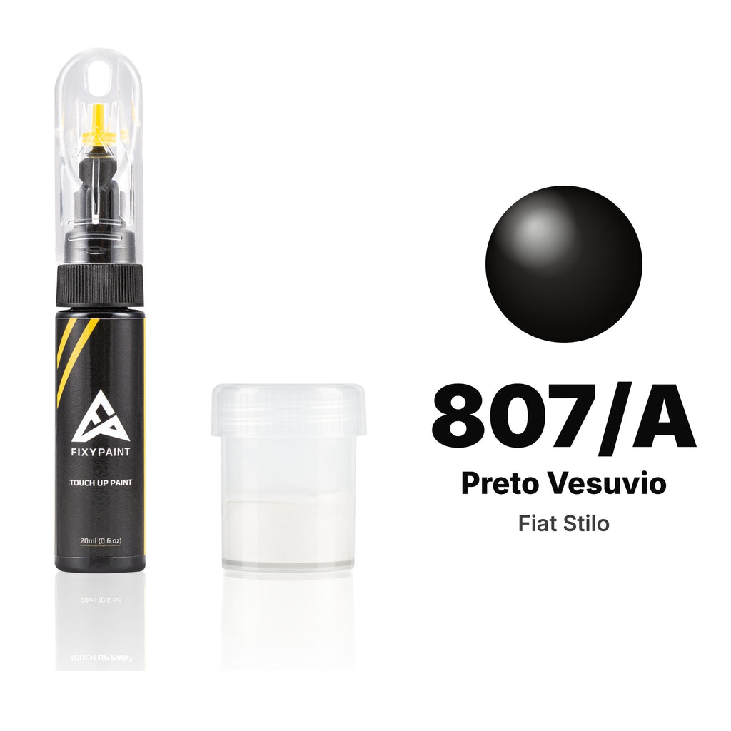 Touch-up paint for Fiat Stilo 807/A Preto Vesuvio, Standard kit