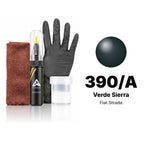 Touch-up paint for Fiat Strada 390/A Verde Sierra, Complete kit