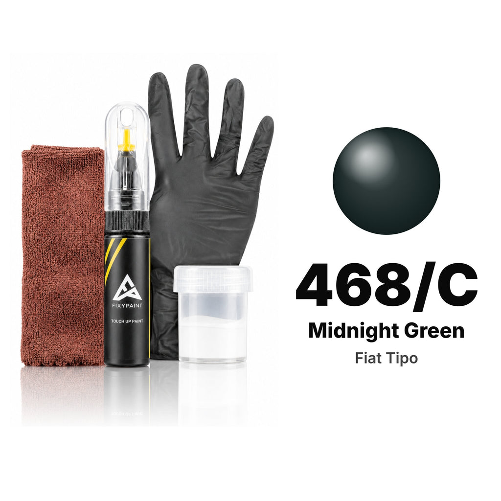 Touch-up paint for Fiat Tipo 468/C Midnight Green, Complete kit