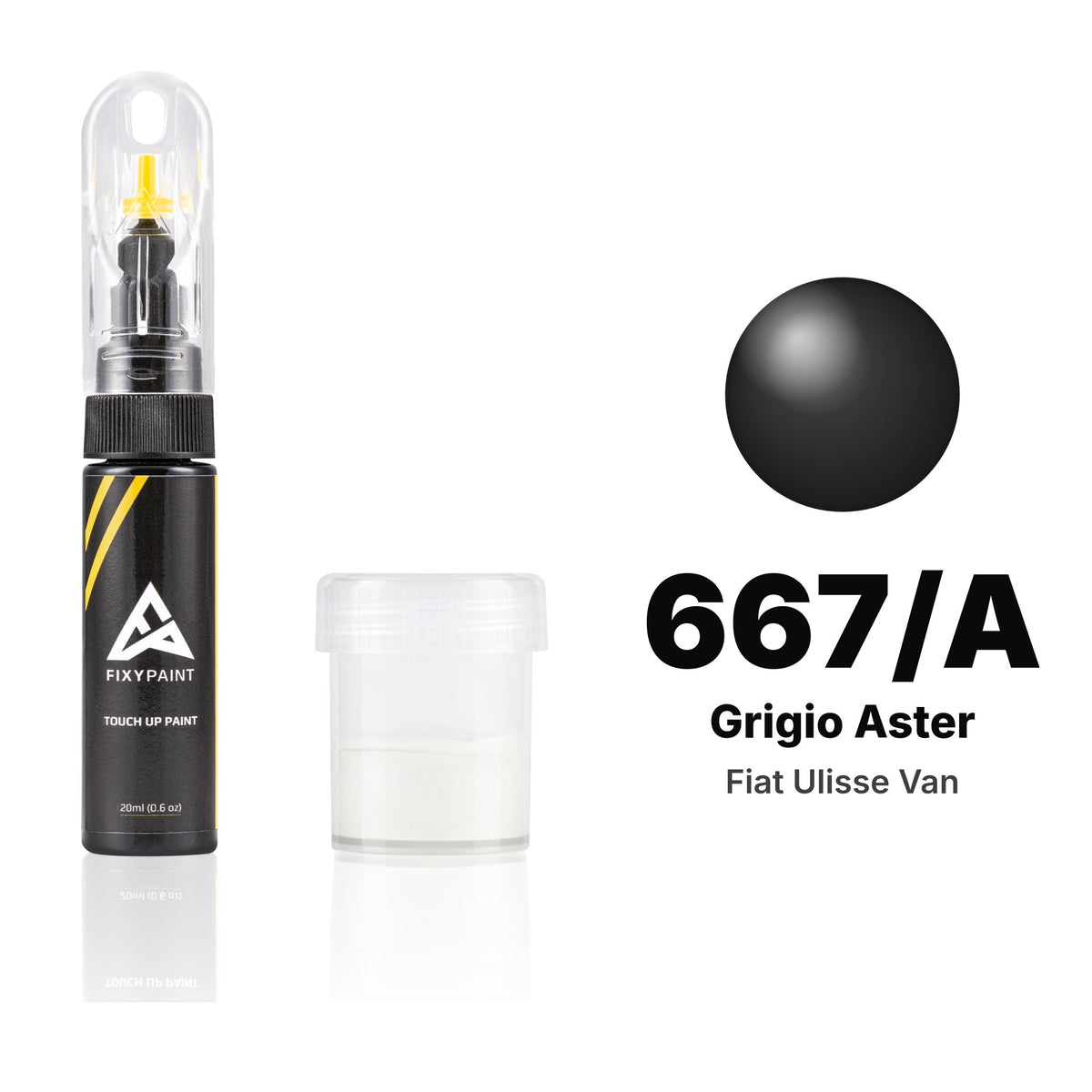 Touch-up paint for Fiat Ulisse Van 667/A Grigio Aster, Standard kit