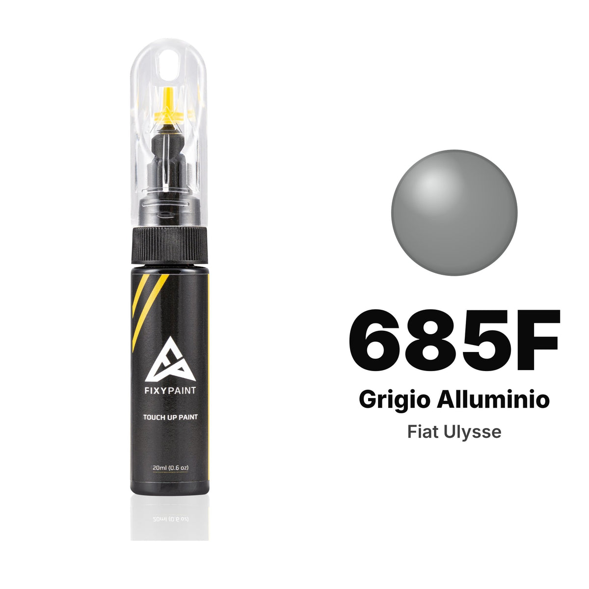 Touch-up paint for Fiat Ulysse 685F Grigio Alluminio, Basic kit