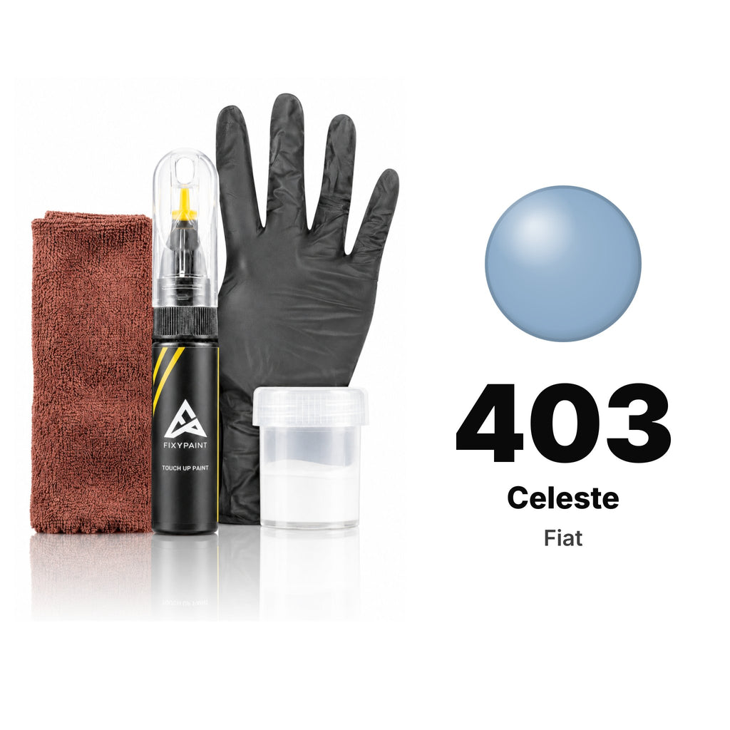 Touch-up paint for Fiat 403 Celeste, Complete kit