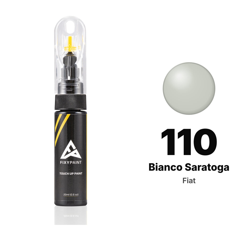 Lackstift für Fiat – 110 Bianco Saratoga (alle Modelle, 1965–1989), Set Basis