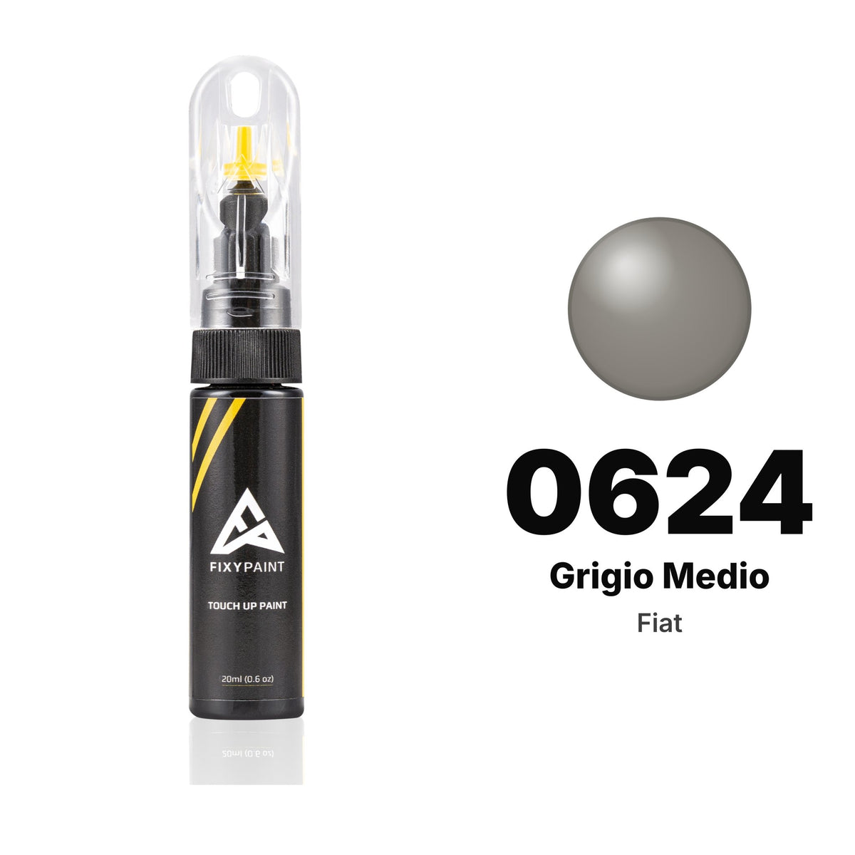 Touch-up paint for Fiat 0624 Grigio Medio, Basic kit
