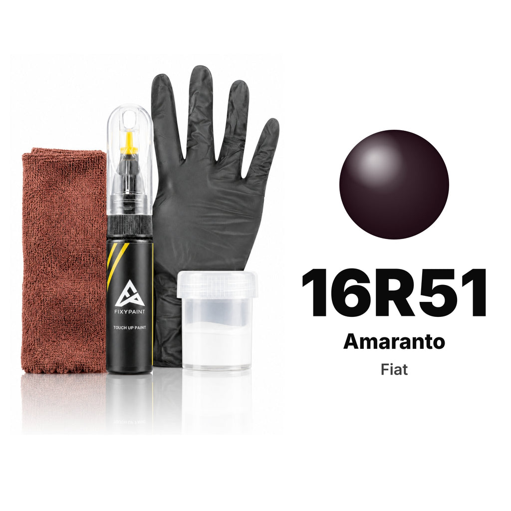 Touch-up paint for Fiat 16R51 Amaranto, Complete kit