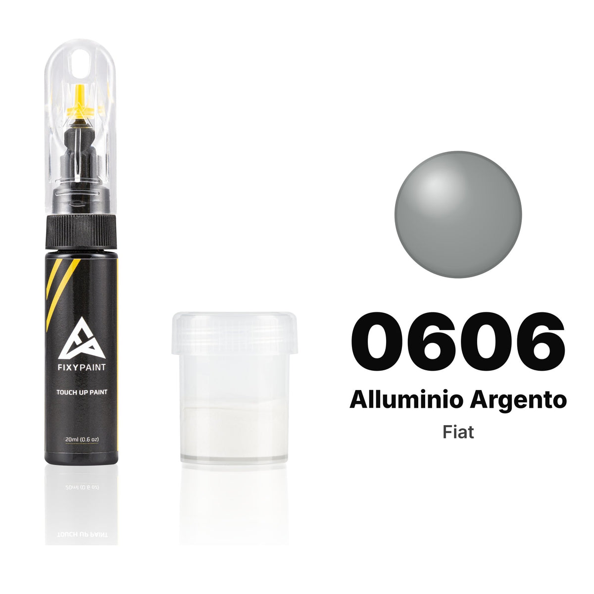 Touch-up paint for Fiat 0606 Alluminio Argento, Standard kit
