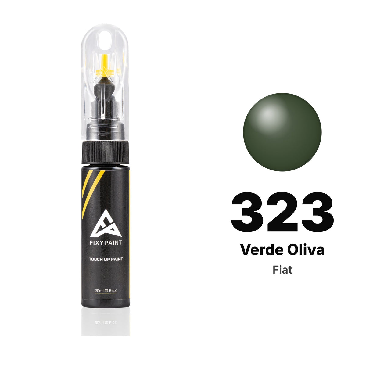 Touch-up paint for Fiat 323 Verde Oliva, Basic kit