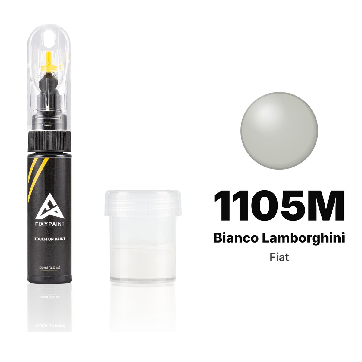 Touch-up paint for Fiat 1105M Bianco Lamborghini, Standard kit