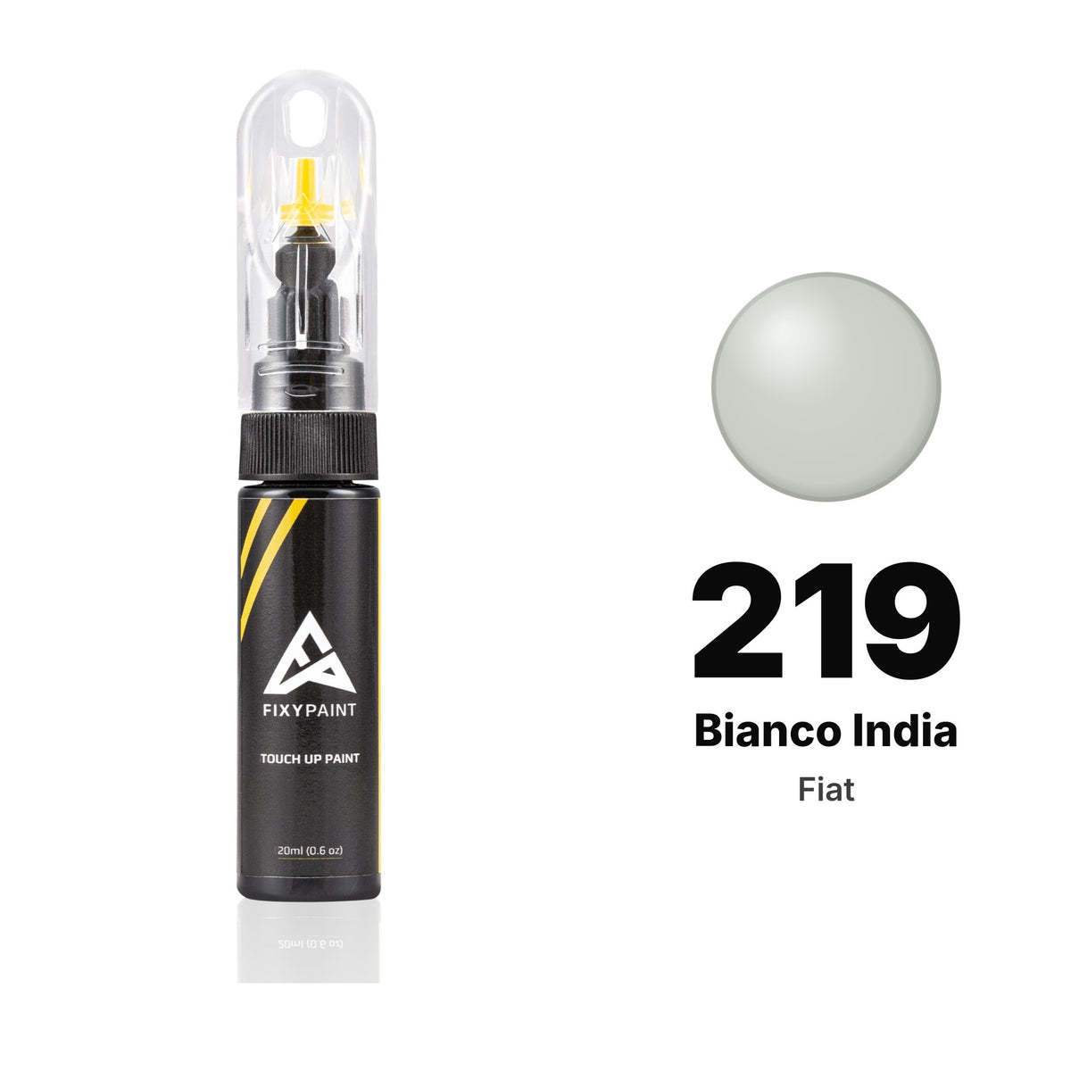Lackstift für Fiat – 219 Bianco India (alle Modelle, 1989), Set Basis