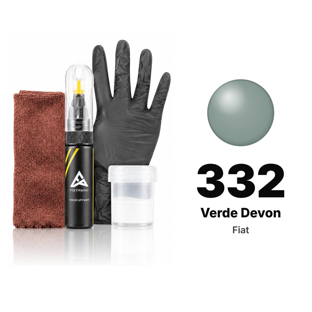 Touch-up paint for Fiat 332 Verde Devon, Complete kit