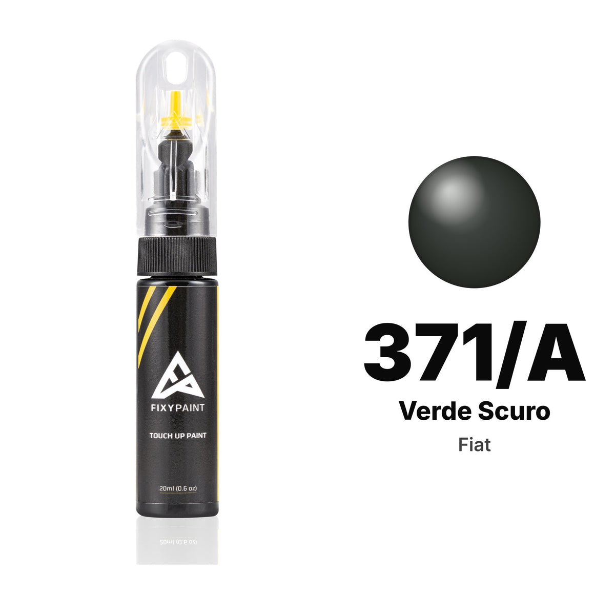 Touch-up paint for Fiat 371/A Verde Scuro, Basic kit