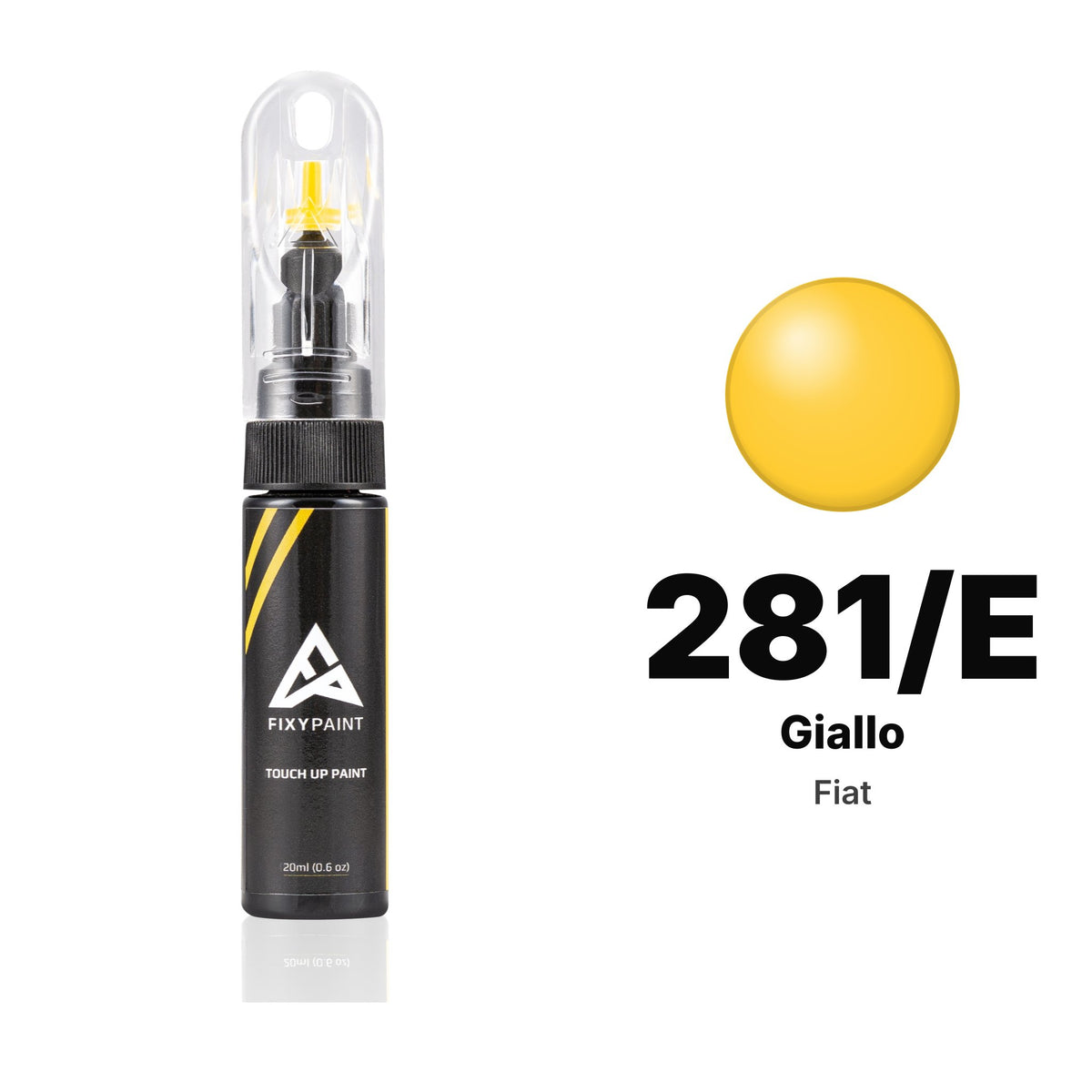Fiat 281/E Giallo touch-up paint, Basic kit