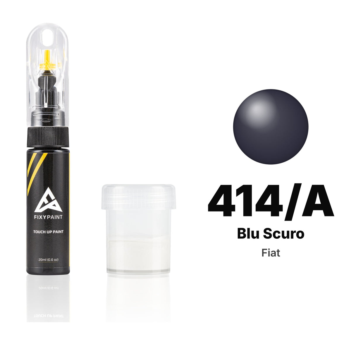 Touch-up paint for Fiat 414/A Blu Scuro, Standard kit