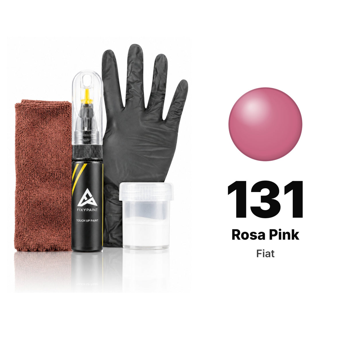 Touch-up paint for Fiat 131 Rosa Pink, Complete kit