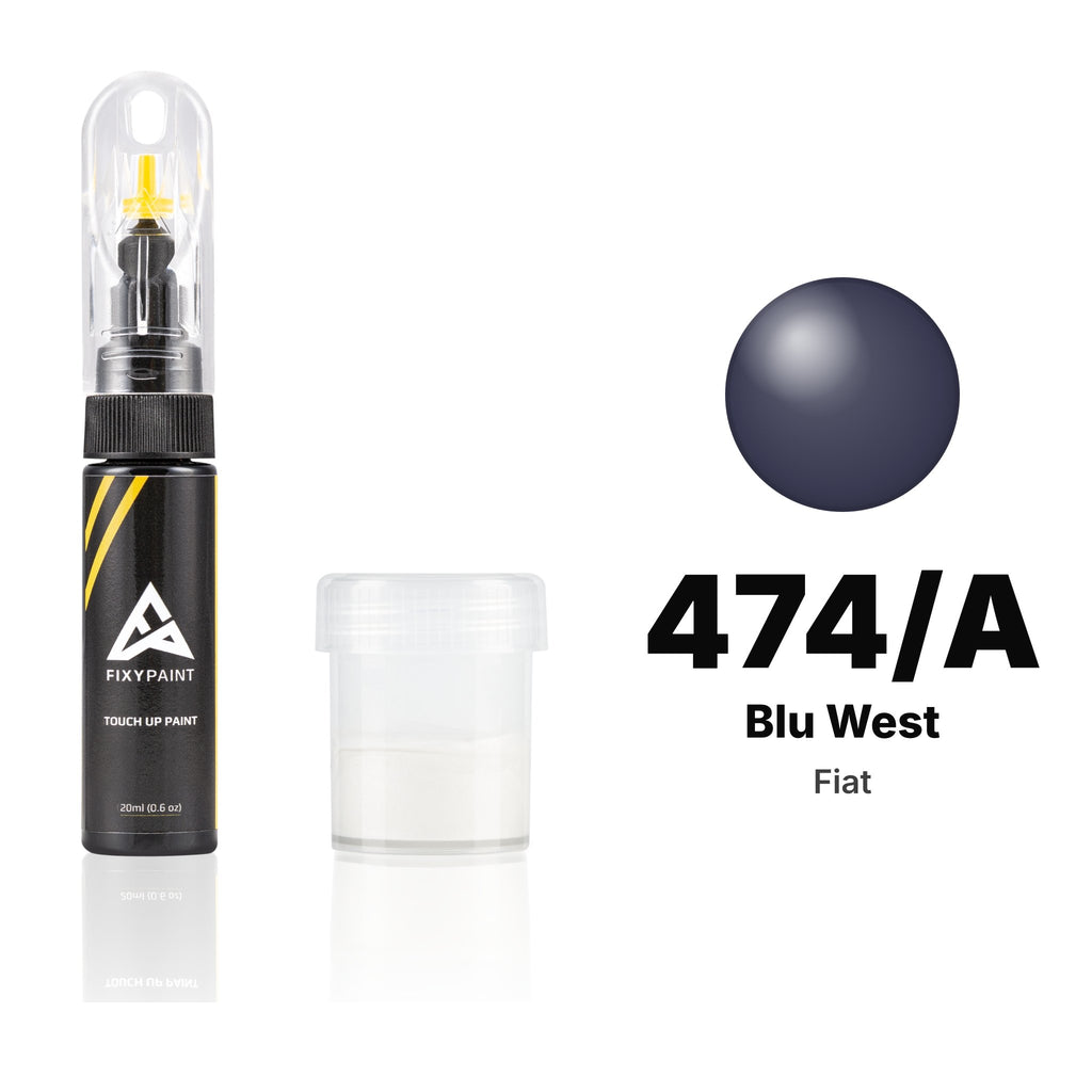 Touch-up paint for Fiat 474/A Blu West, Standard kit