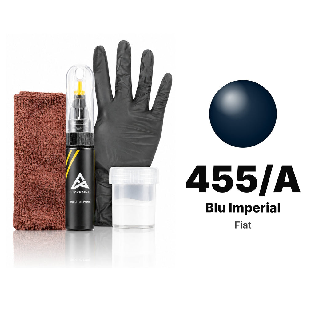 Touch-up paint for Fiat 455/A Blu Imperial, Complete kit
